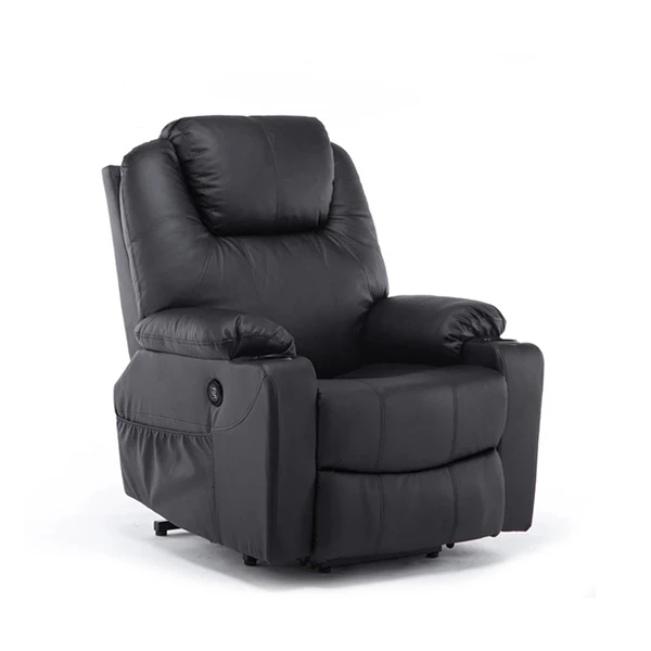 Recliner tas-sufan tal-ġilda tal-PU tal-elettriku komdu
