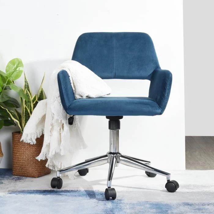 Ġdid Aġġustabbli Home Velvet Drapp Uffiċċju Desk President