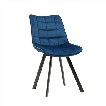 Saqajn tal-metall Moderna Dining President Velvet Dining President