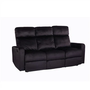 Sufan sezzjonali recliner tad-drapp tal-bellus