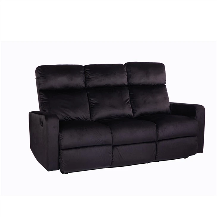 Sufan sezzjonali recliner tad-drapp tal-bellus