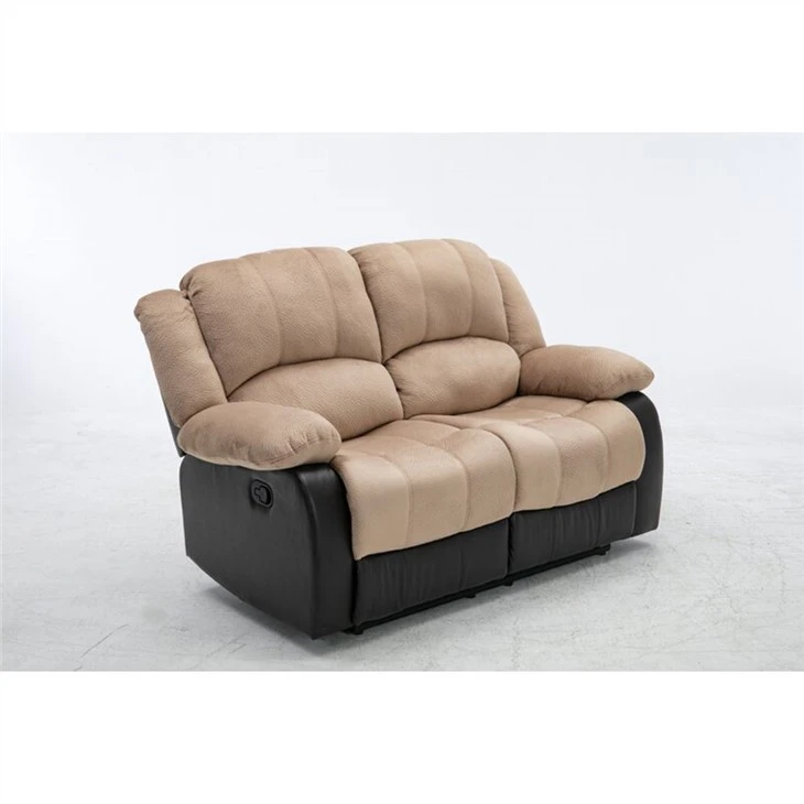 Sufan recliner aġġustabbli tal-ġilda tad-drapp PU