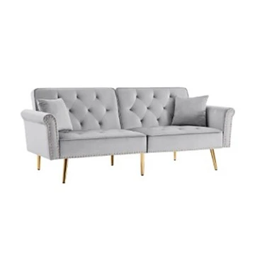 Sufan Tliet Sedili Sufan Bed Bil Itwi -isfel tad-Dahar tad-Dahar Tessili Sufan Nailhead Arm