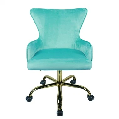 Task Chair Aġġustabbli Swivel Mid-dahar Blu ċar